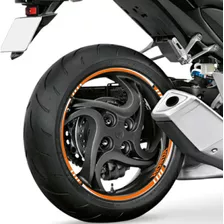 Adesivo Friso Refletivo Br Moto Honda Cb 300r Orange
