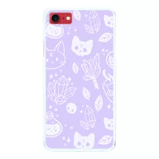 Capinha Compatível Skull Cat - iPhone