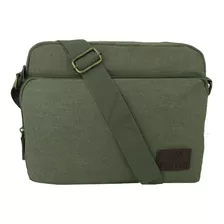 Bolsa Carteiro Transversal Ombro Lona Masculino Feminino