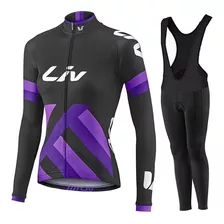 Conjunto Ciclismo Manga Longa Calça Bretelle Mtb Speed Verão