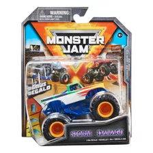 Monster Jam, Official Storm Damage Monster Truck, Die-cast V