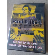 Dvd Paul Gilbert Get Out Of My Yard Só O Dvd 1 Usado 