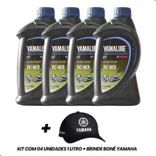 Óleo Náutico Tcw3 2t Yamalube Kit 4l Grátis Boné Yamaha