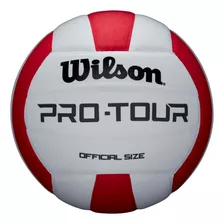 Bola Wilson Vôlei Pro Tour Cor Branco/vermelho