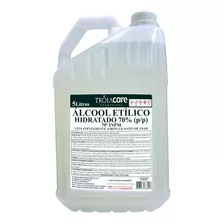 Álcool Liquido 70% Troia Care Galão 5l Limpeza Hospital