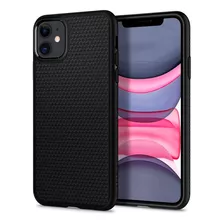 Funda Spigen Liquid Air Armor Para iPhone 11 Negro Mate