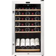 Frigobar De Vino Independiente Acero Inoxidable 24 Botellas