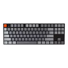 Teclado Mecanico 87 Teclas Gris Negro Inalambrico Rgb Led