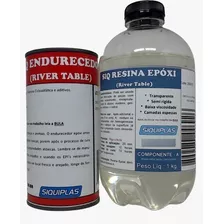 Resina Epoxi Transparente Para Madeira River Table 1,5 Kg