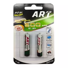 Pilas Recargables Aaa Art 600mah C95-3 Circuit