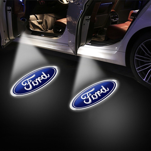 Par De Luz Cortesia  Proyector Logo Ford Focus Puerta  Foto 2