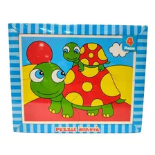 Puzzle Infantil Banquito Argentino Las Tortugas- Art B110 - 