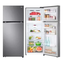 Refrigerador Top Freezer 2 Portas 395 Litros Frost Free LG Cor Platinum 110v