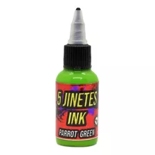 Tinta Tattoo 5 Jinetes Ink 1oz. Parrot Green