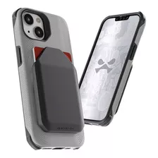 . Funda Ghostek Exec Para iPhone 13 Gris Con Porta Tarjetas