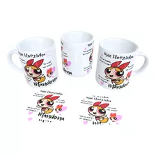 Caneca De Porcelana Florzinha Presente Para Mãe