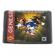 Mega Drive Jogo - Genesis - Sonic Megamix Paralelo