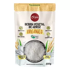 Leite Vegetal Arroz Em Pó Orgânico Organ