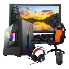 Pc Torre Gamer Amd - 16gb Ram + Combo + Monitor + Silla