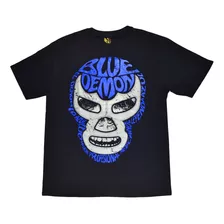 A160 Blue Demon Playeras Premium Lucha Libre Luchador 