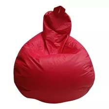 Sillón Puff Pera Premium Confortable Rojo