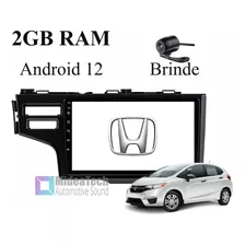 Central Multimidia Honda Fit 2015 2019 Android 12 Gps Camera