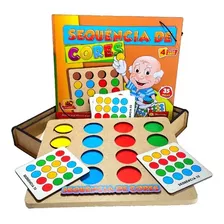 Brinquedo Educativo Sequencia De Cores Premium