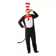 Disfraz De Dr. Seuss Cat In The Hat Elope Para Adulto