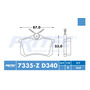 Balata Trasera Peugeot 405 L4 2.2 V6 2.8 1990-1991 Ceramica