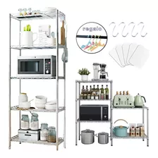 Estante Organizador Metálico 5 Niveles Ajustar Cocina Baño