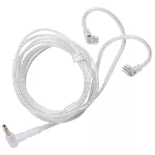 Kz Cable Café Con Mic Pin C Plata (zsn, Zsn Pro, Zs10, As16)