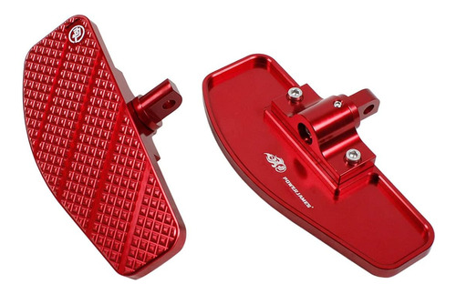 Powerjames - Mini Estribo De Pedal Rojo De 7.9 Pulgadas De L Foto 3