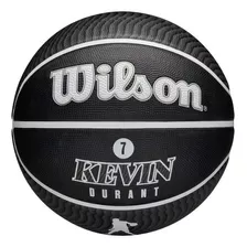 Bola De Basquete Nba Player Icon Wilson Kevin Durant Cor Preto