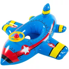 Flotador Inflable Con Manubrio Avion Playa Piscina Bebes