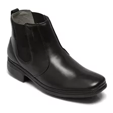 Bota Chelsea Sapatoterapia Couro Preto Captiva Eve 21226