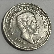 Moneda De 20 Centavos Con 2 Fechas 1810 1960