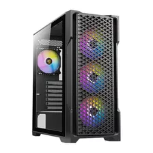 Gabinete Antec Gaming Ax90 C/ 4 Ventiladores Rgb - Black