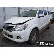 Sucata De Toyota Hilux Cd 2014 - Retirada De Peças