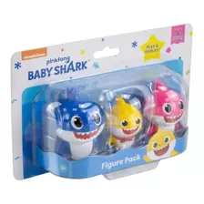 Conjunto De Mini Figuras Baby Shark Famíly Shark 2359 Sunny
