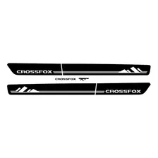 Adesivos Compatível Crossfox 2012 Faixa Emblema Kit R039 Cor Preto