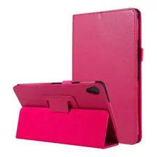 Funda Protector Compatible Con Tablet Lenovom8 Fucsia+lamina