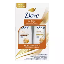 Kit Dove Shampoo + Condicionador - Nutrição+fusão De Oleos 