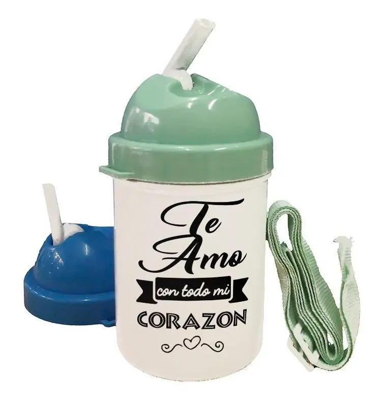 Cantimplora Frase Te Amo Con Todo Mi Corazon Love