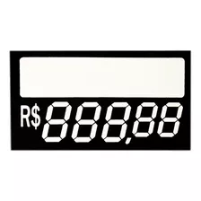 150 Etiquetas De Preço Pvc Reutilizável Precificador 7cmx4cm