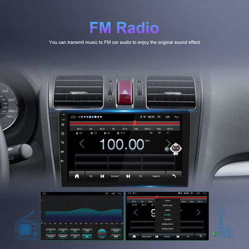 Radio De Coche De 9 Pulgadas 2+64 G Para Toyota Yaris/vizi 2 Foto 5