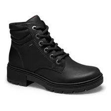 Bota Coturno Dakota Tratorada Couro Legítimo Preta G5681