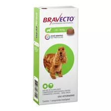 Bravecto 10a20kilos Cães Antipulgas E Carrapatos 500mg