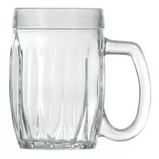 Chop Jarro Vaso Cerveza Vidrio Baviera Clear 360ml Caja X24