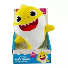 Pelúcia Baby Shark Musical Amarelo 20cm Pinkfong Original