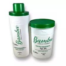 Shampoo Broto De Bambu 1l + Mascara Aramath 1kg